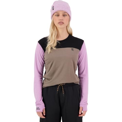 Mons Royale Damen Yotei BF Longsleeve, Orchid Dawn, M von Mons Royale