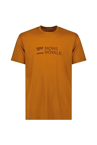 Mons Royale Herren Icon T-Shirt, Copper, XL von Mons Royale