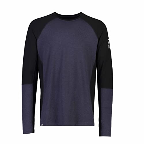 Mons Royale Herren Olympus Longsleeve, Black-9 Iron, M von Mons Royale