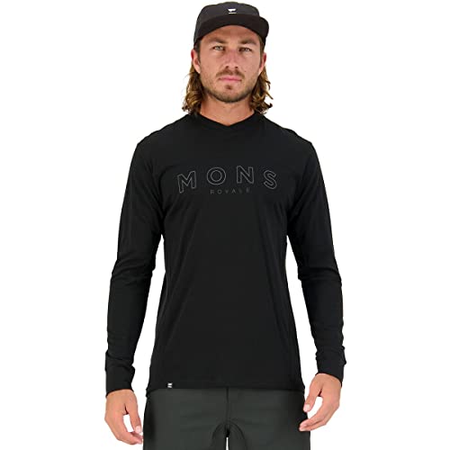 Mons Royale Herren Redwood Enduro Longsleeve, Black, XL von Mons Royale