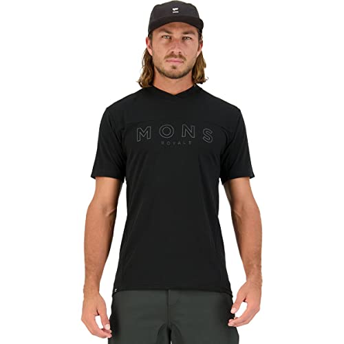 Mons Royale Herren Redwood Enduro T-Shirt, Black, L von Mons Royale