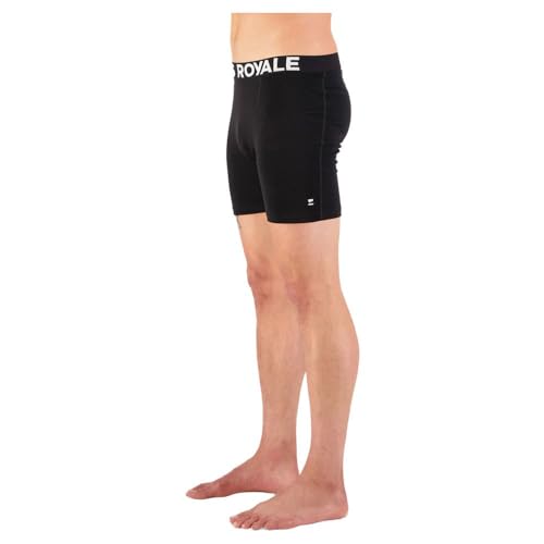 Mons Royale M Hold 'em Boxer Schwarz - Merino Funktionelle atmungsaktive Herren Merino Boxershorts, Größe L - Farbe Blac von Mons Royale