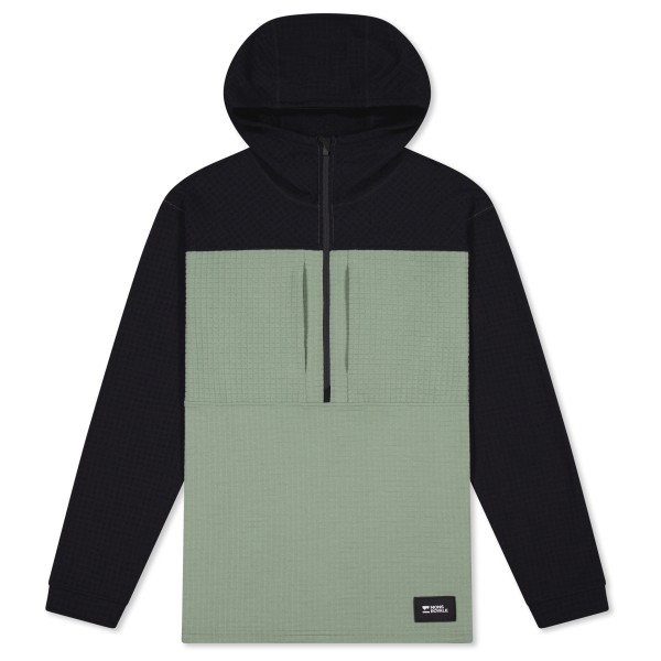 Mons Royale - Offgrid Merino Fleece 1/2 Zip L/S - Merinojacke Gr S schwarz von Mons Royale