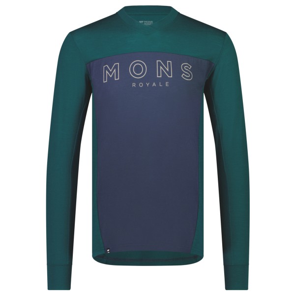 Mons Royale - Redwood Enduro VLS - Radtrikot Gr S blau von Mons Royale