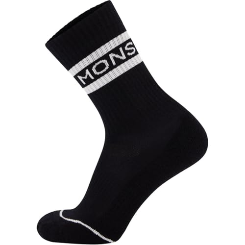 Mons Royale Signature Crew Sock Schwarz - Merino Vielseitige atmungsaktive Merino Multisport Socken, Größe M - Farbe Bla von Mons Royale