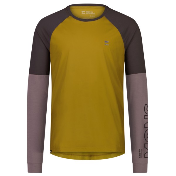 Mons Royale - Tarn Merino Shift Wind Jersey - Radtrikot Gr L oliv von Mons Royale