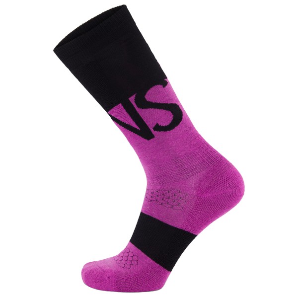 Mons Royale - Ultra Cushion Merino Snow Sock - Skisocken Gr L lila von Mons Royale