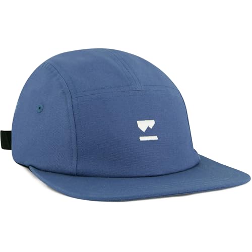 Mons Royale Unisex Ridgeline 5 Panel Cap, Steel Blue, ONE Size von Mons Royale