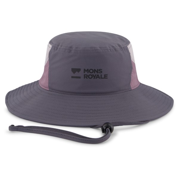 Mons Royale - Velocity Bucket Hat - Hut Gr L/XL grau/blau von Mons Royale