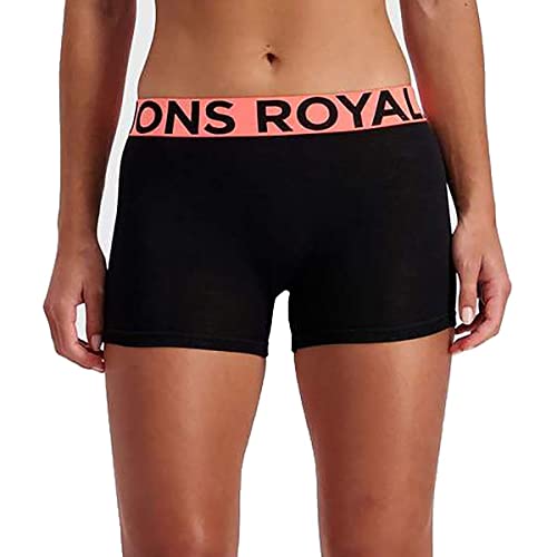 Mons Royale W Hannah Hot Pant Schwarz - Merino Vielseitige weiche Damen Merino Unterhose, Größe M - Farbe Black von Mons Royale