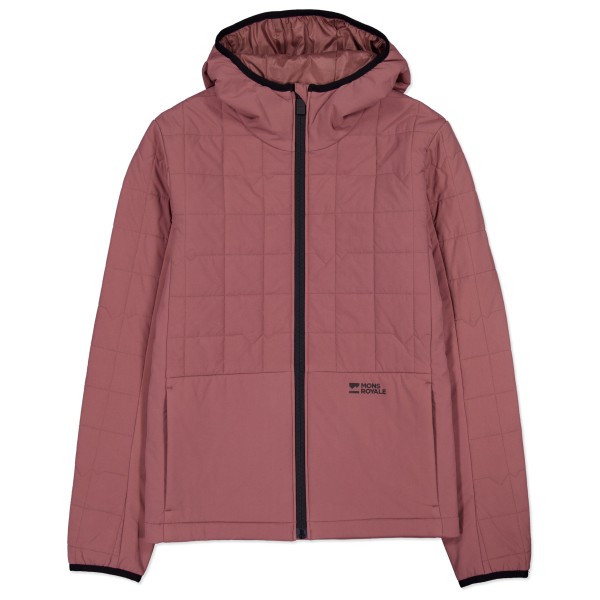 Mons Royale - Women's Canyon Merino Insulated Hooded Jacket - Merinojacke Gr XS rot von Mons Royale