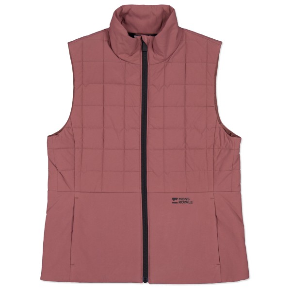 Mons Royale - Women's Canyon Merino Insulated Vest - Merinoweste Gr M rot von Mons Royale