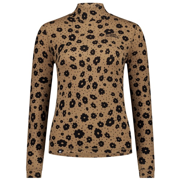 Mons Royale - Women's Cascade Merino Base Layer Mock Neck L/S - Merinounterwäsche Gr M braun von Mons Royale