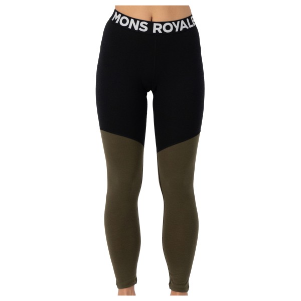 Mons Royale - Women's Cascade Merino Flex 180 Legging - Merinounterwäsche Gr S schwarz von Mons Royale