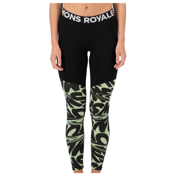 Mons Royale - Women's Cascade Merino Flex 180 Legging - Merinounterwäsche Gr XL schwarz von Mons Royale