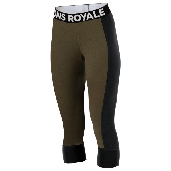 Mons Royale - Women's Cascade Merino Flex 200 3/4 Legging - Merinounterwäsche Gr S schwarz von Mons Royale