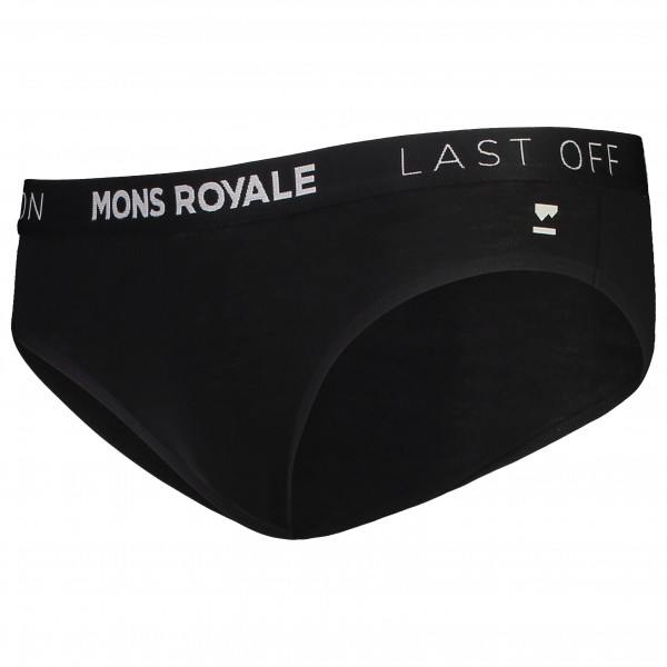 Mons Royale - Women's Folo Brief - Merinounterwäsche Gr L schwarz von Mons Royale
