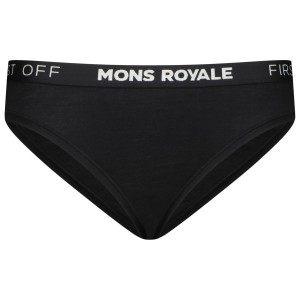 Mons Royale - Women's Folo Merino Briefs - Merinounterwäsche Gr XS schwarz von Mons Royale
