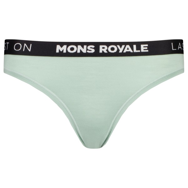 Mons Royale - Women's Merino Thong - Merinounterwäsche Gr L;M;S;XL;XS blau;schwarz von Mons Royale