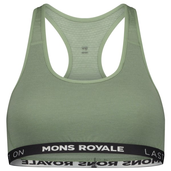 Mons Royale - Women's Sierra Sports Bra - Sport-BH Gr XL grün von Mons Royale
