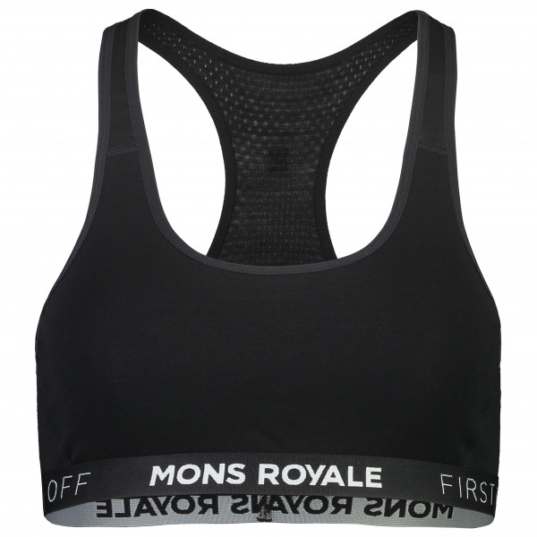 Mons Royale - Women's Sierra Sports Bra - Sport-BH Gr XS schwarz von Mons Royale