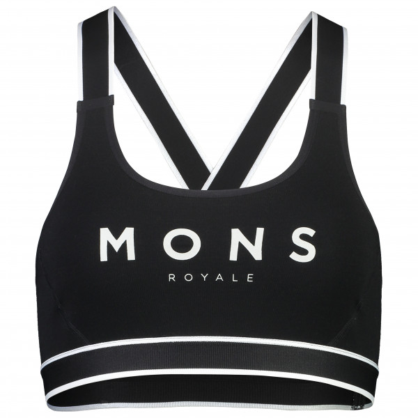 Mons Royale - Women's Stella X-Back Bra - Sport-BH Gr S schwarz Mons Royale - Women's Stella X-Back Bra - Sport-BH Gr S schwarz von Mons Royale