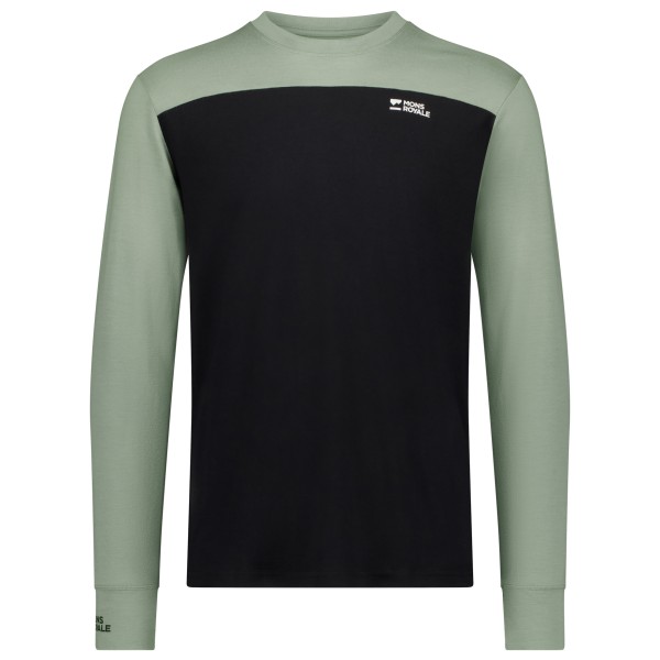 Mons Royale - Yotei Merino L/S - Merinoshirt Gr L schwarz von Mons Royale