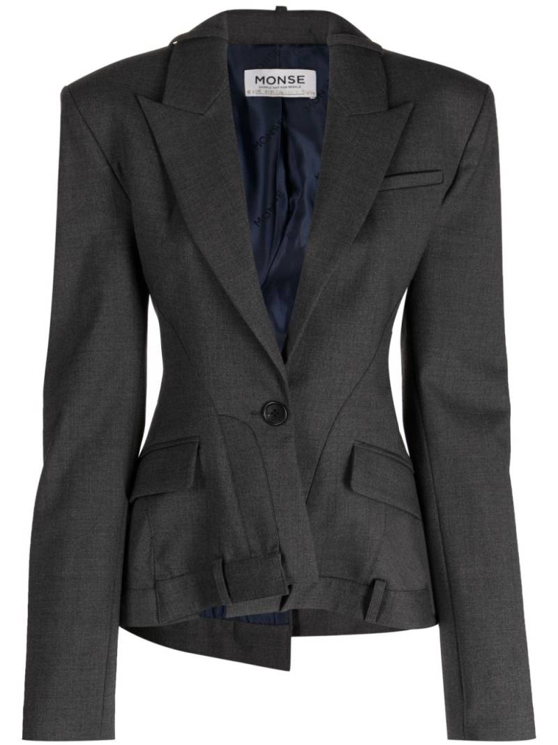 Monse Blazer mit Einsätzen - Grau von Monse