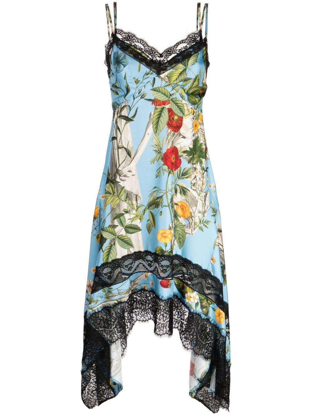 Monse Camisole-Kleid mit Blumen-Print - Blau von Monse