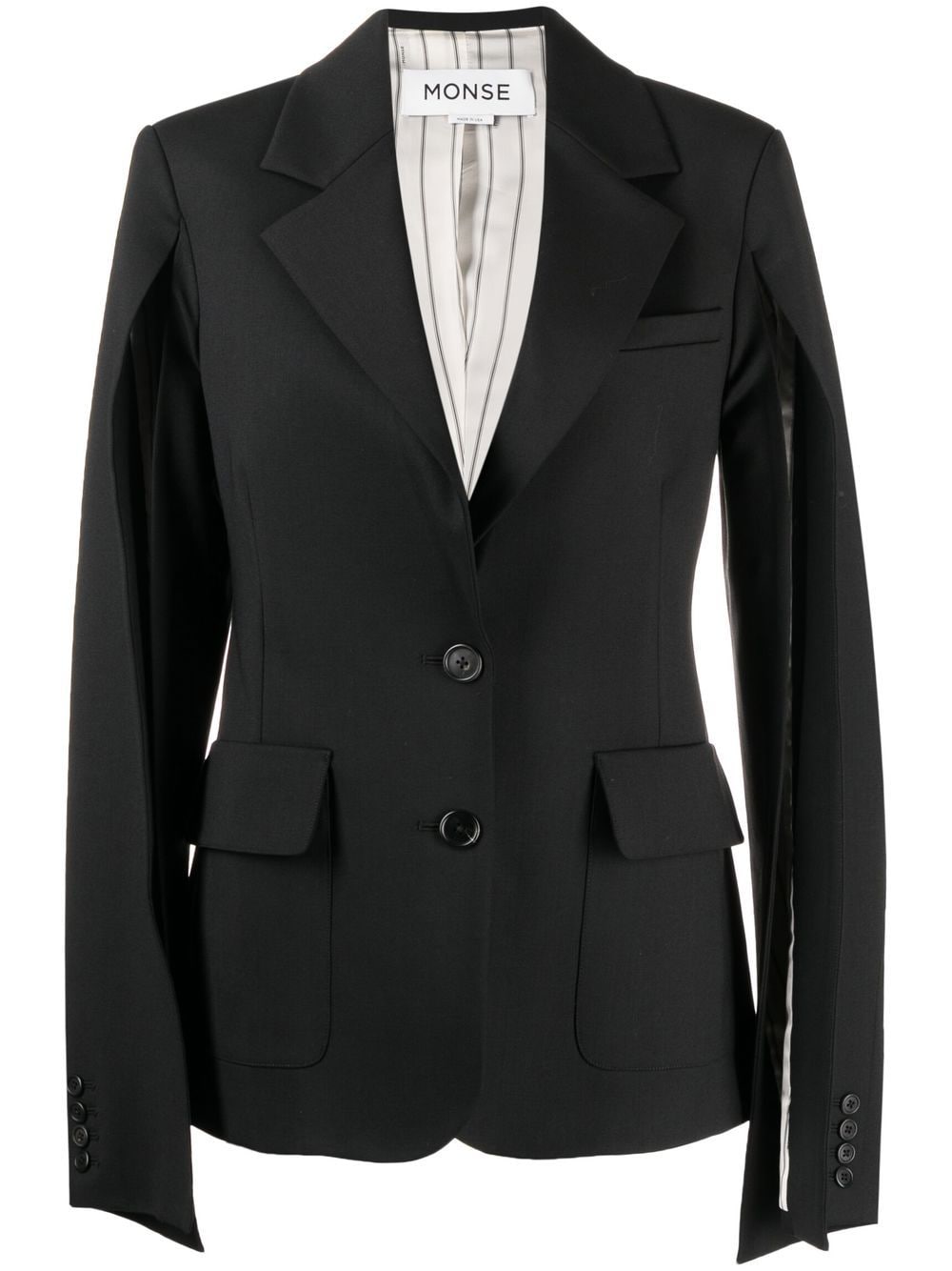 Monse Klassischer Blazer - Schwarz von Monse