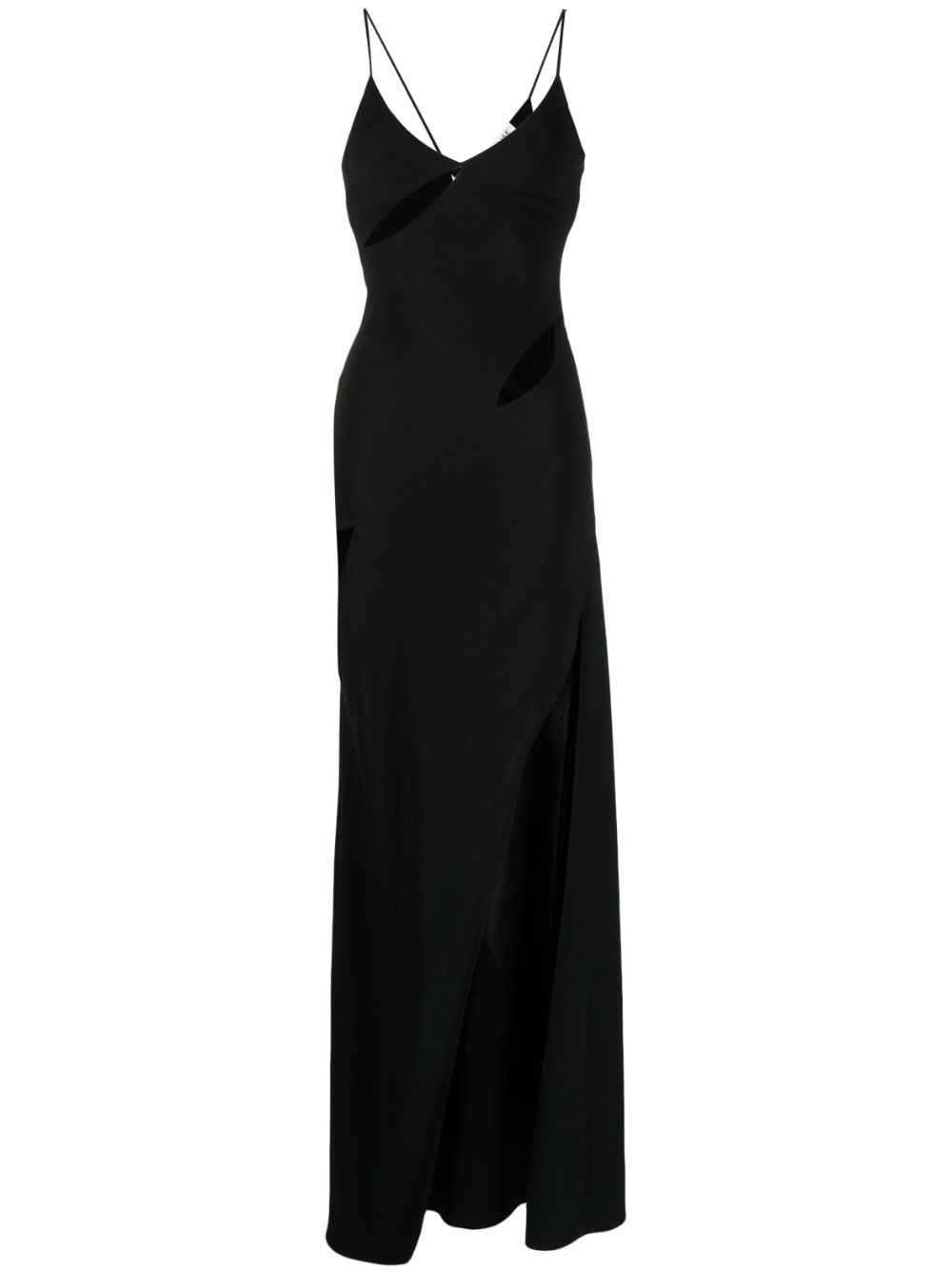 Monse Langes Kleid mit Cut-Outs - Schwarz von Monse