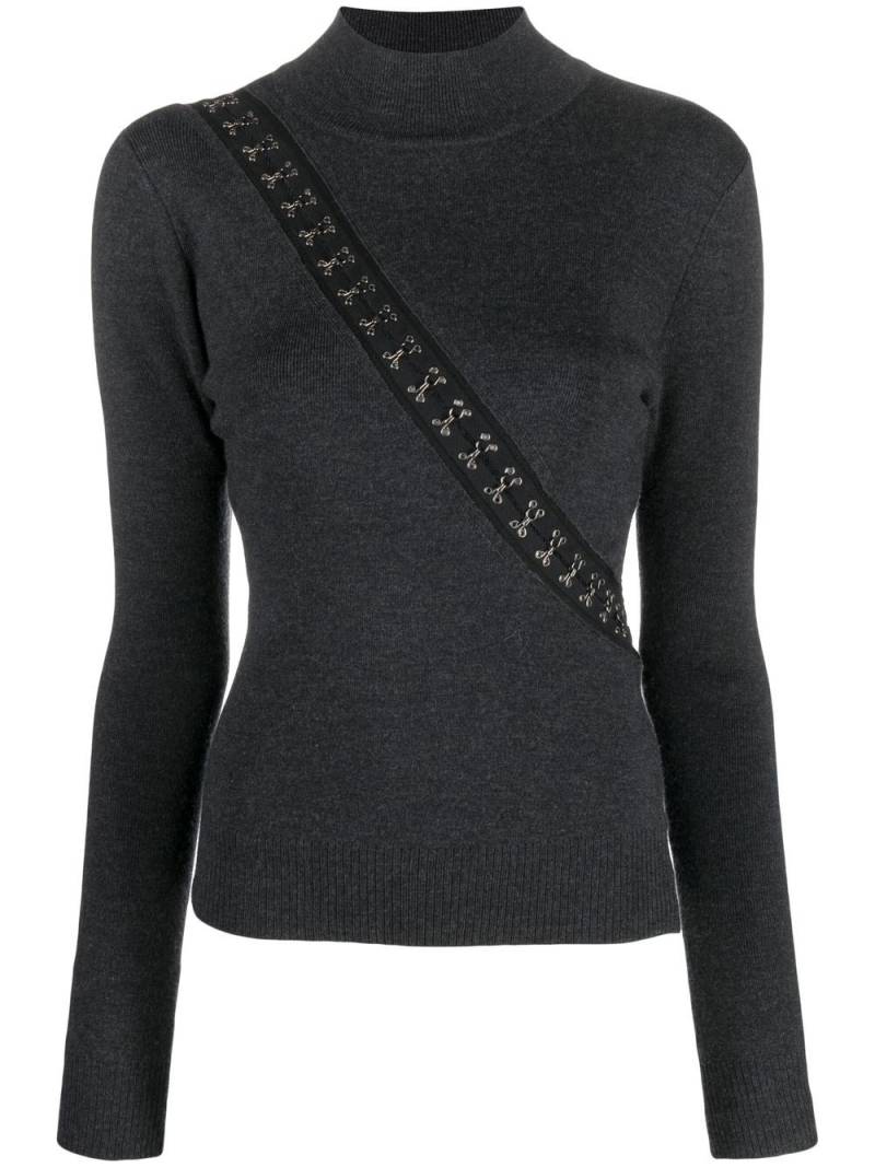 Monse Pullover mit Hakendetail - Grau von Monse