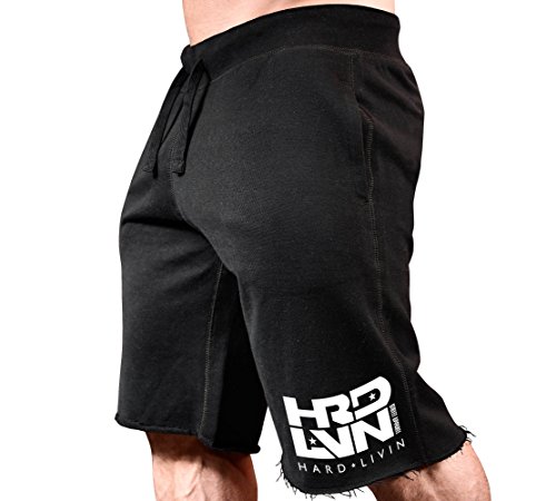 Monsta Clothing Co. Herren Trainingshose (Hard Livin HRD-LVN) - Schwarz - X-Groß von Monsta Clothing Co.