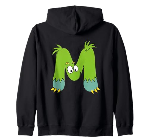 Monster M Alphabet Charakter Kids Fun Kapuzenjacke Monster M Alphabet Charakter Kids Fun Kapuzenjacke von Monster Alphabet Fun Creative Learning