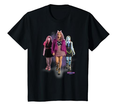 Kinder Monster High - Clawdeen, Frankie, Draculaura T-Shirt von Monster High