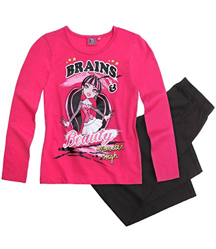 Monster High Pyjama schwarz (140) von Monster High