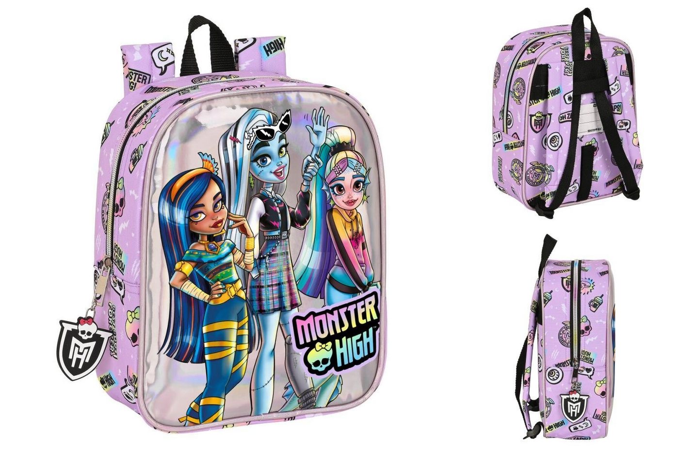 Monster High Rucksack Monster high Kinder-Rucksack Monster High Best boos Lila 22 x 27 x 10 von Monster High