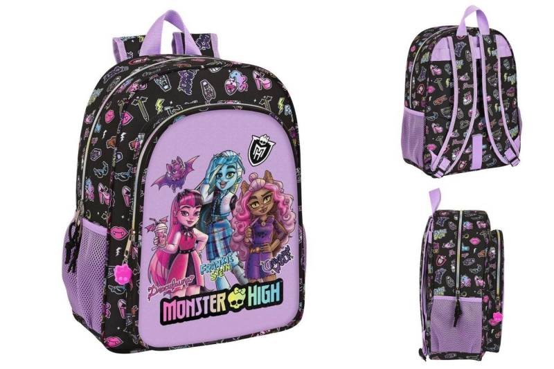 Monster High Rucksack Monster high Kinder-Rucksack Monster High Creep Schwarz 33 x 42 x 14 c von Monster High