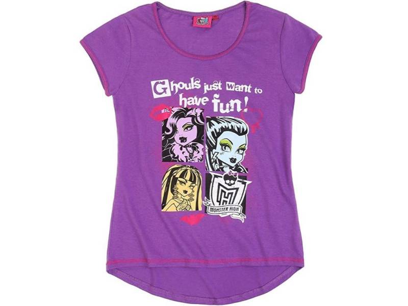 Monster High T-Shirt Monster High T-Shirt violett oder weiß von Monster High