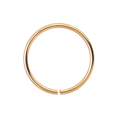 Monster Piercing | 9K Gold | Nasenring Nasenpiercing 22 Gauge - 6MM Durchmesser | offener Nasenring | Nase Piercing Frauen Männer Monster Piercing | 9K Gold | Nasenring Nasenpiercing 22 Gauge - 6MM Durchmesser | offener Nasenring | Nase Piercing Frauen Männer von Monster Piercing