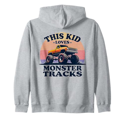 Dieses Kind liebt Monster Trucks für Männer und Jungen Kapuzenjacke von Monster Truck Adventures Co.