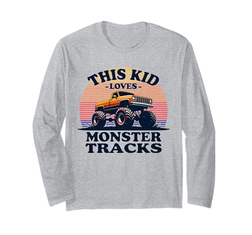 Dieses Kind liebt Monster Trucks für Männer und Jungen Langarmshirt Dieses Kind liebt Monster Trucks für Männer und Jungen Langarmshirt von Monster Truck Adventures Co.