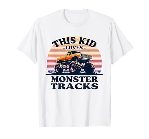 Dieses Kind liebt Monster Trucks für Männer und Jungen T-Shirt von Monster Truck Adventures Co.