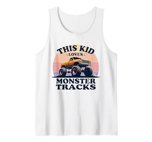 Dieses Kind liebt Monster Trucks für Männer und Jungen Tank Top von Monster Truck Adventures Co.