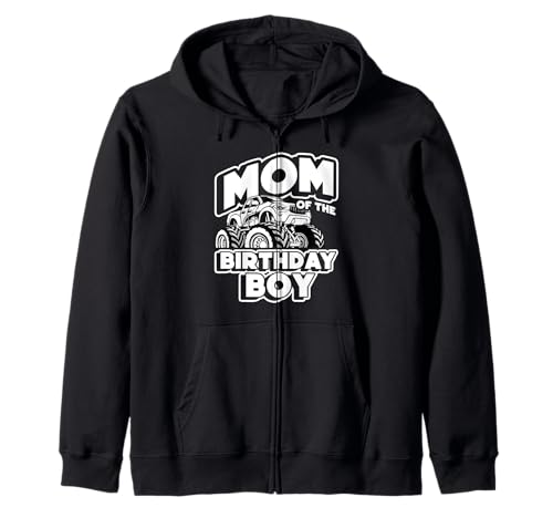 MOM of The Birthday Boy Monster Truck Geburtstag Kapuzenjacke von Monster Truck Geburtstag