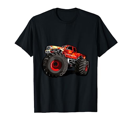 Feuer Monster Truck für große Jungs T-Shirt von Monster Truck