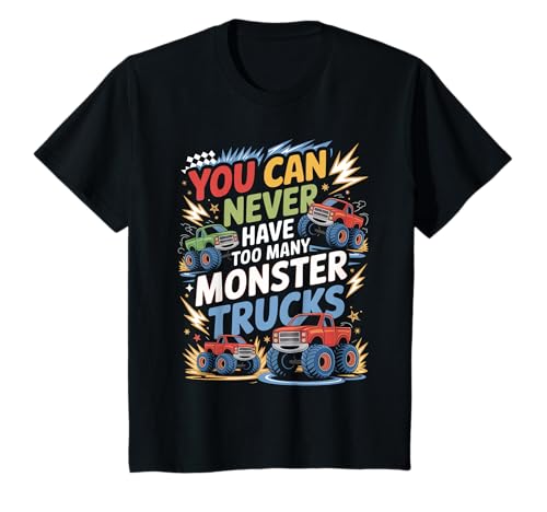 Monster Trucks Kinder Shirt T-Shirt von Monster Trucks Kids Shirt Vibes