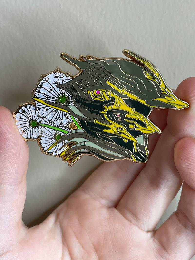 Zephyr Prime Warframe Harter Emaille Pin Garden von MonsterHuntersGuild