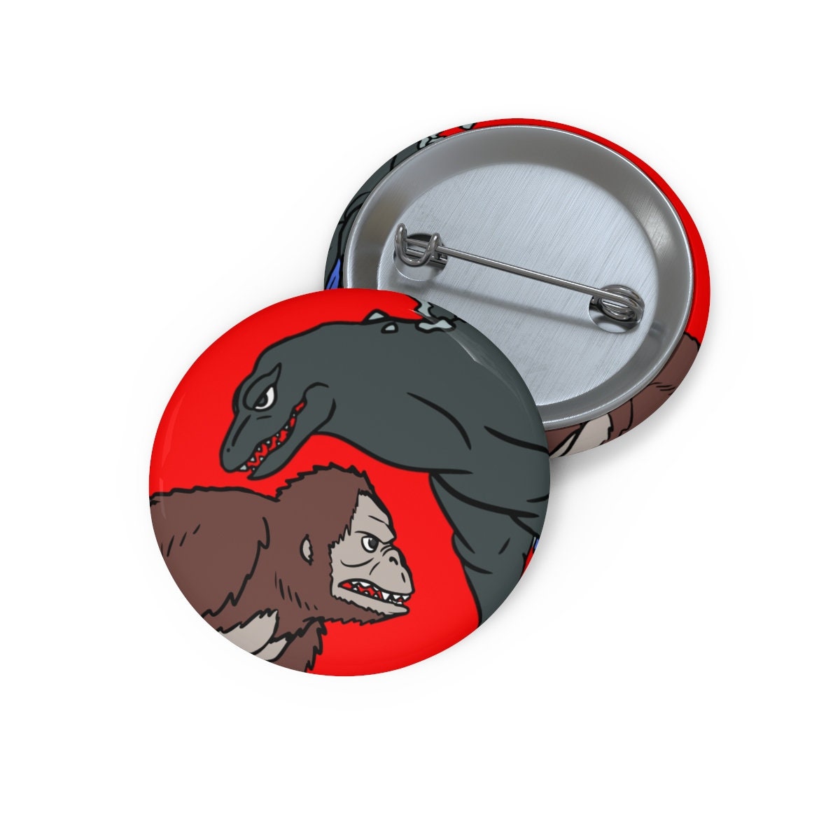 Kaiju Sumo Pin Button von MonsterMarchDesign