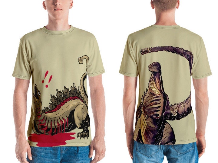 Kamata+Shin | Doppelseitig Herren All-Graphic T-Shirt von MonsterMarchDesign